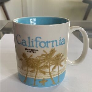 Starbucks California Mug - Blue and Gold Design - Global Icon Series